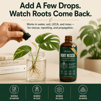 Root Rescue: Probiotic Root Rot Drops for Houseplants | Rhiza