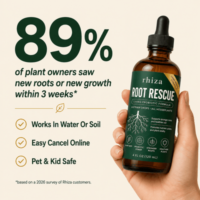 Root Rescue: Probiotic Root Rot Drops for Houseplants | Rhiza